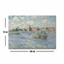 Wallity Cuadro de Claude Monet en Lienzo de Ante 70 x 100 cm